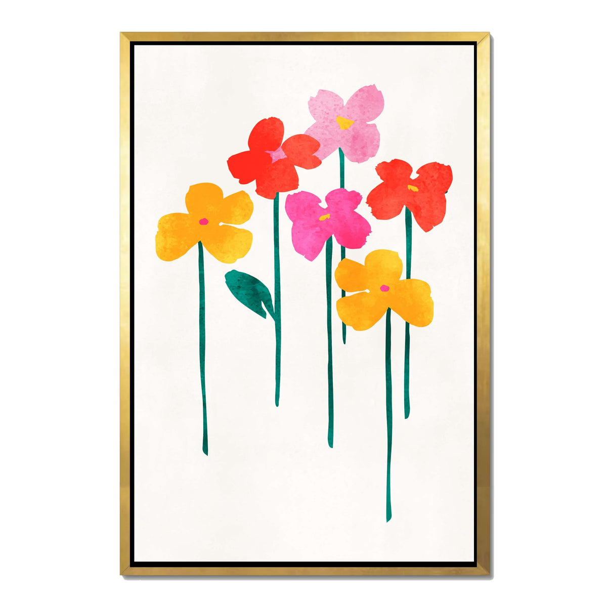 Eversley Curve Floral Canvas Wall Art — gallery image 33