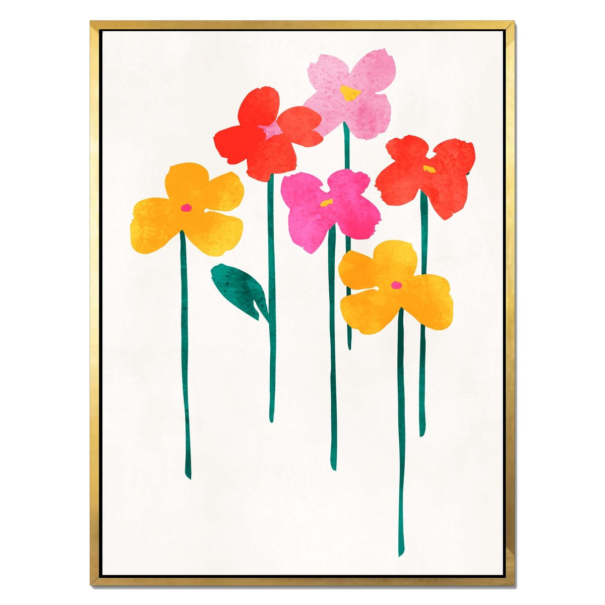 Eversley Curve Floral Canvas Wall Art — gallery image 34