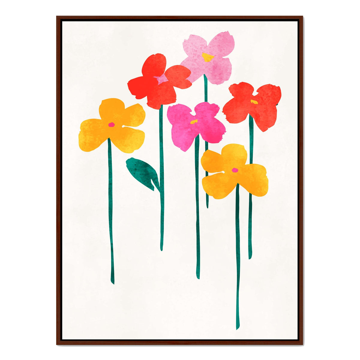 Eversley Curve Floral Canvas Wall Art — gallery image 29