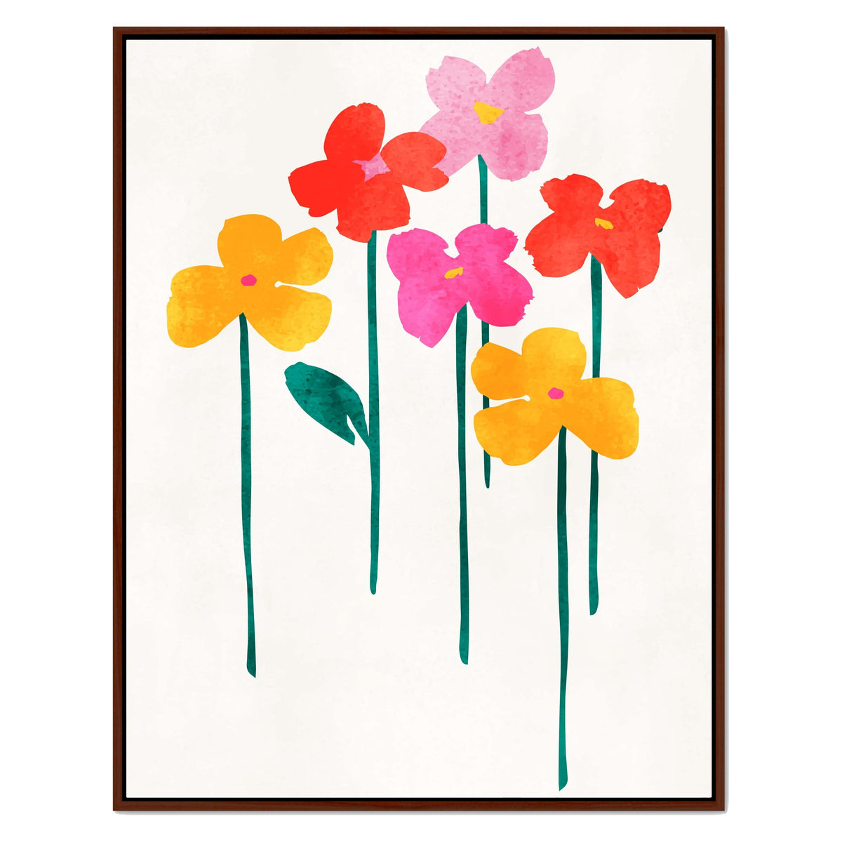 Eversley Curve Floral Canvas Wall Art — gallery image 24