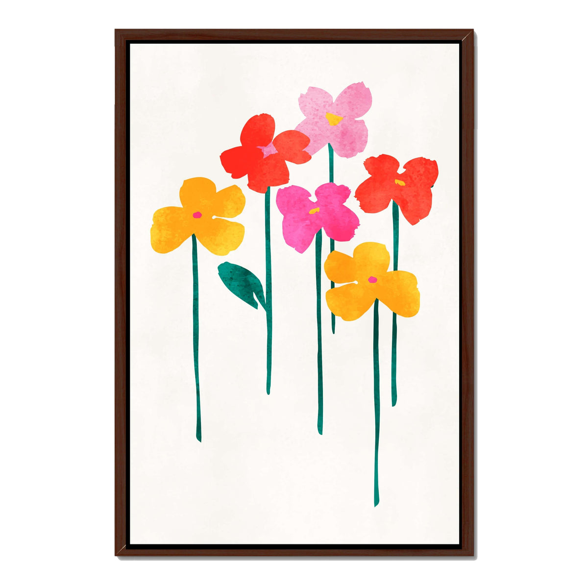 Eversley Curve Floral Canvas Wall Art — gallery image 27