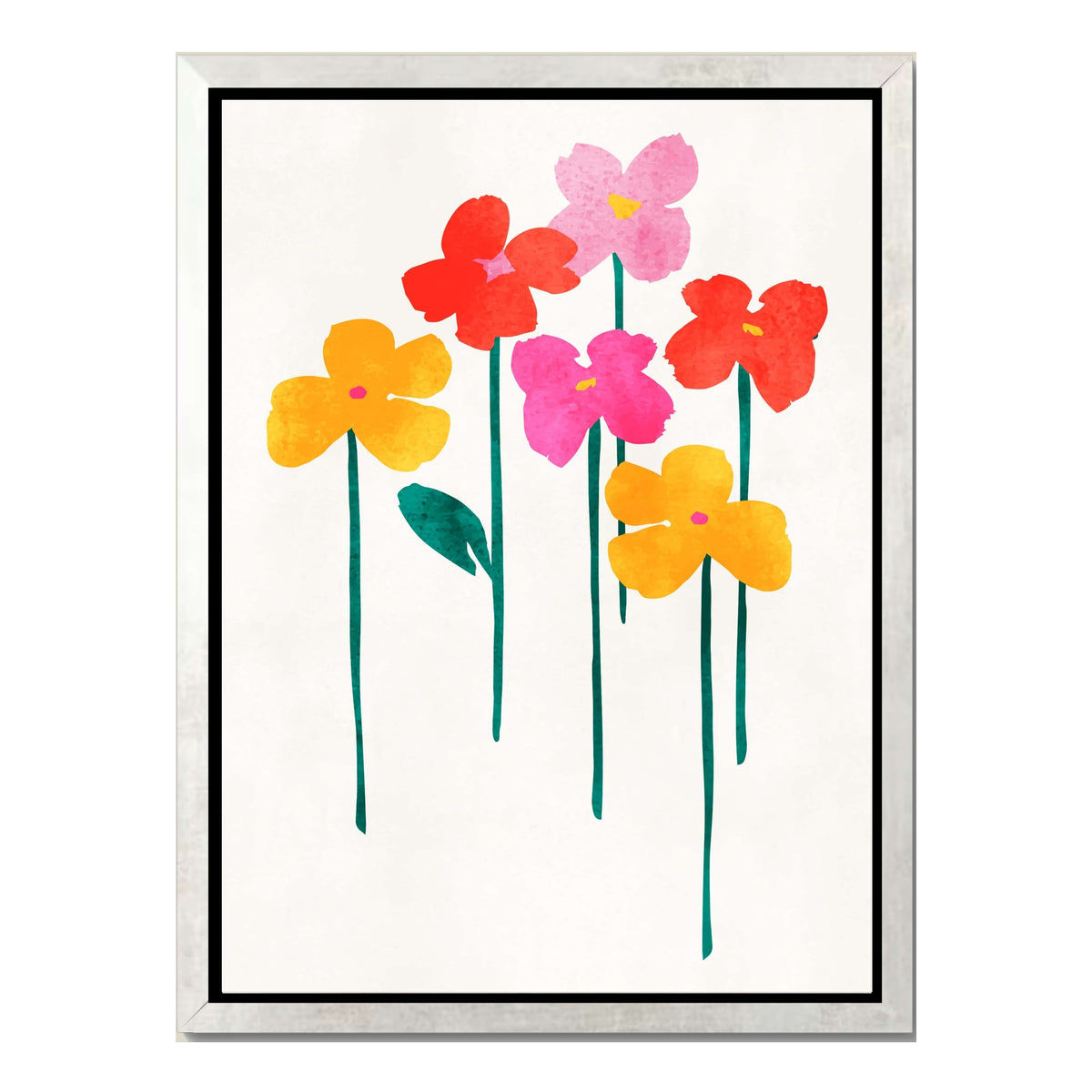 Eversley Curve Floral Canvas Wall Art — gallery image 44