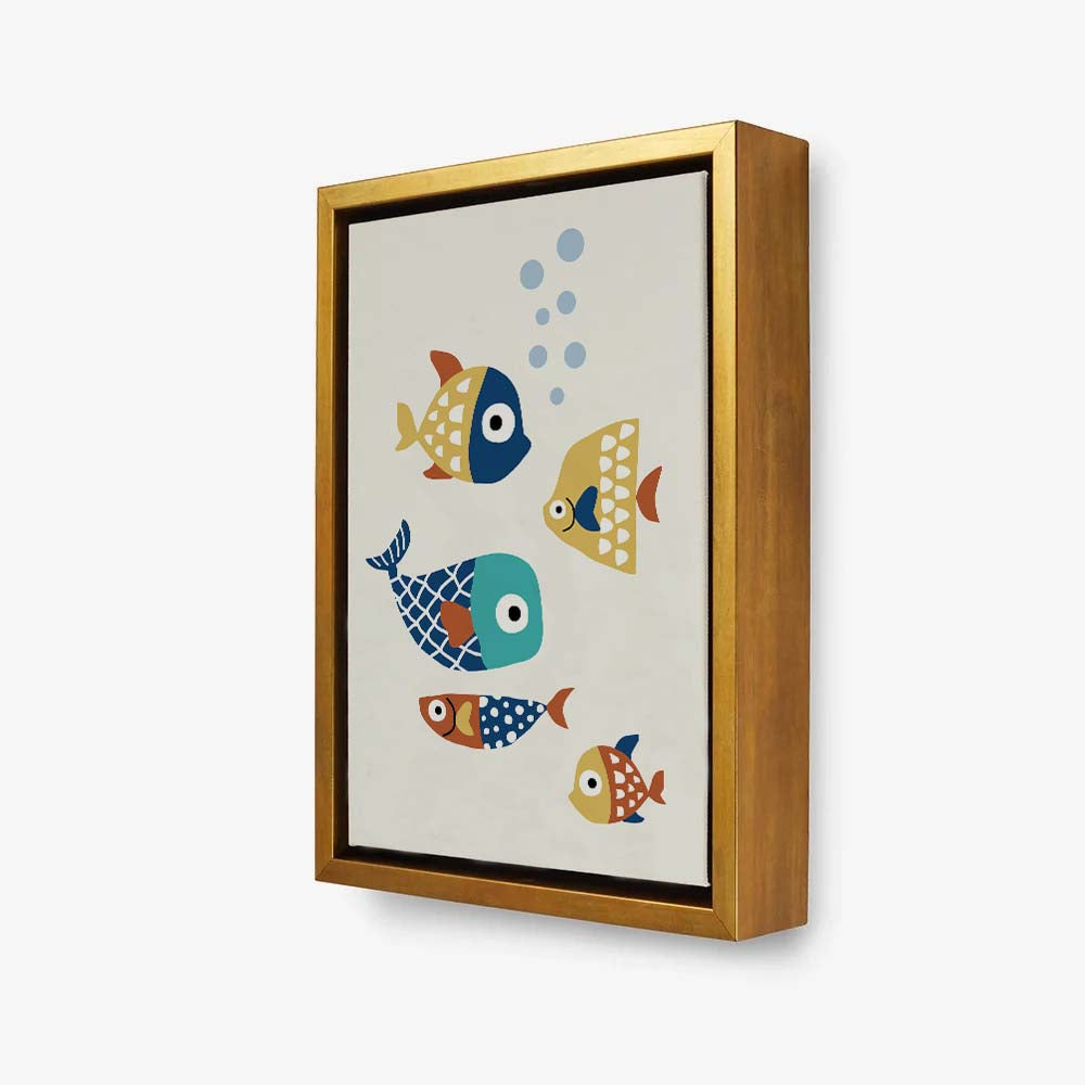 Greystone Curve Fish Canvas Wall Art — gallery image 10