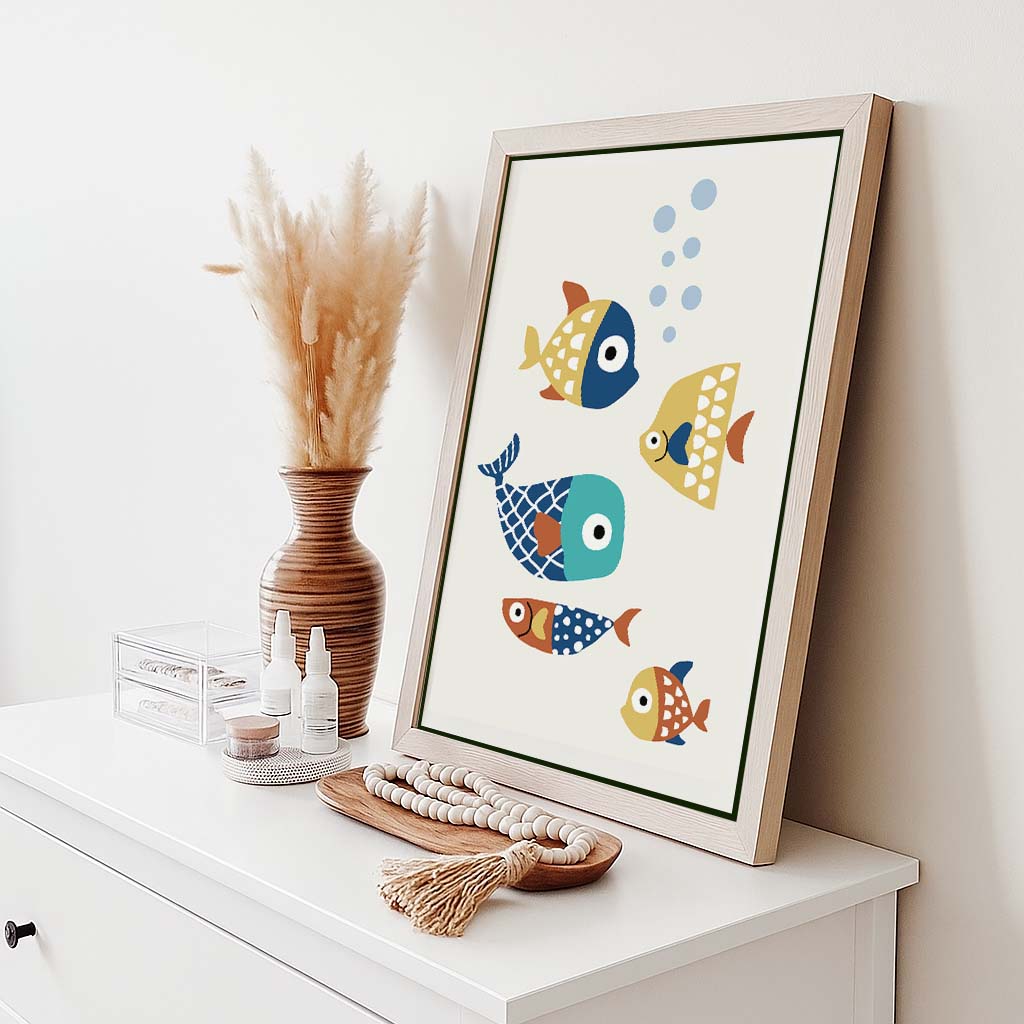 Greystone Curve Fish Canvas Wall Art — gallery image 8