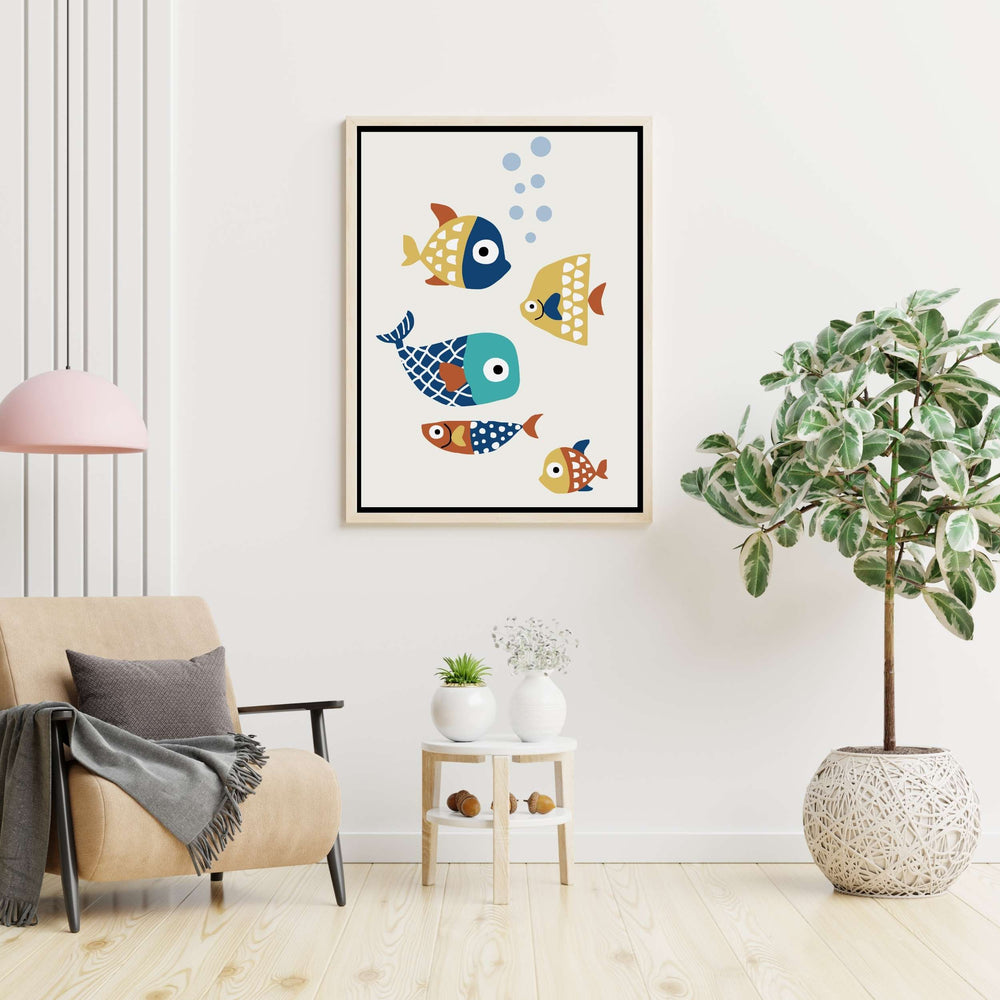 Greystone Curve Fish Canvas Wall Art — gallery image 4