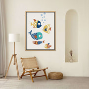 Greystone Curve Fish Canvas Wall Art — gallery image 3