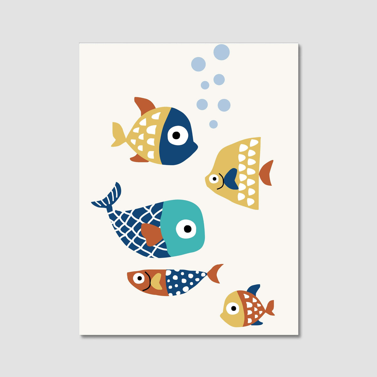 Greystone Curve Fish Canvas Wall Art — gallery image 13