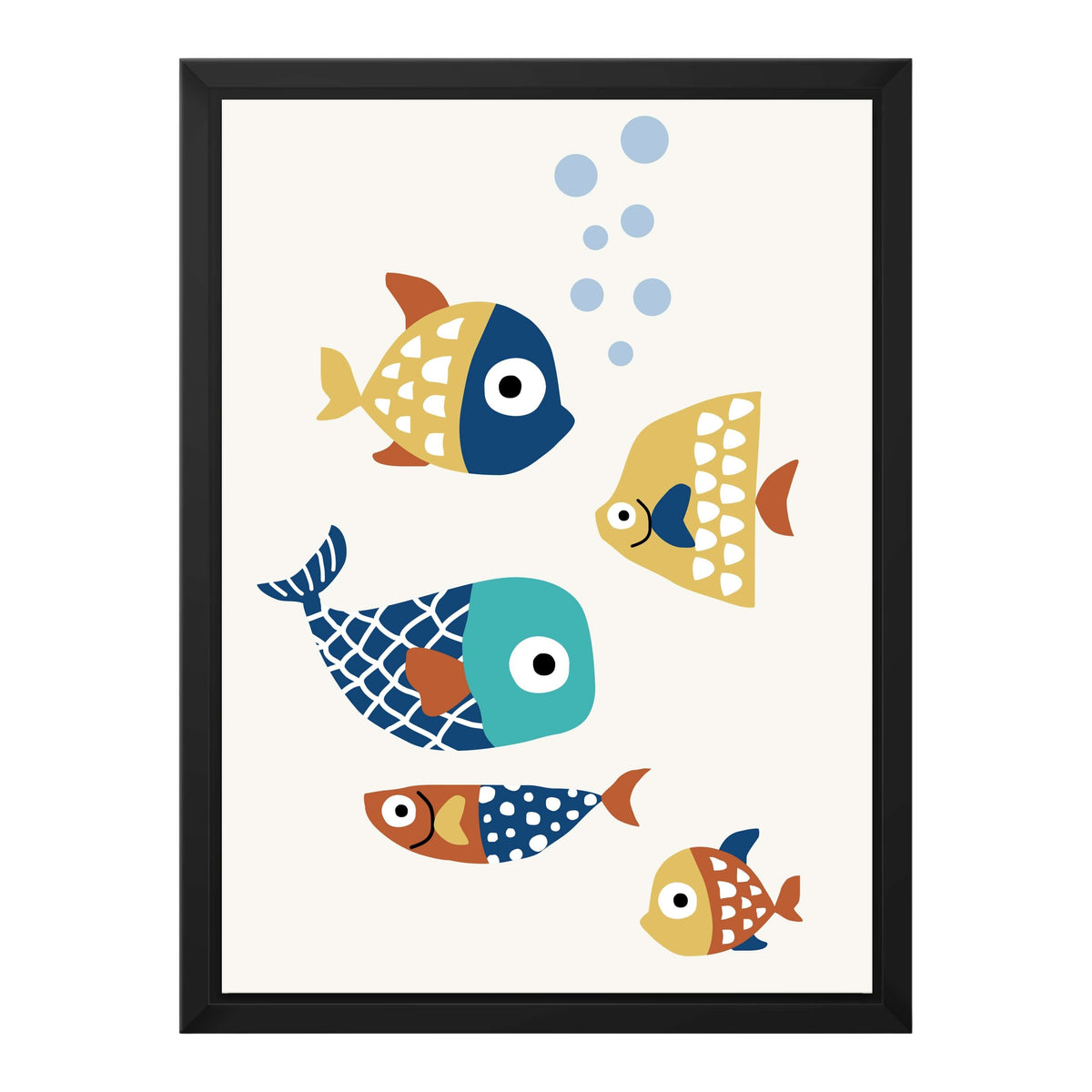 Greystone Curve Fish Canvas Wall Art — gallery image 20
