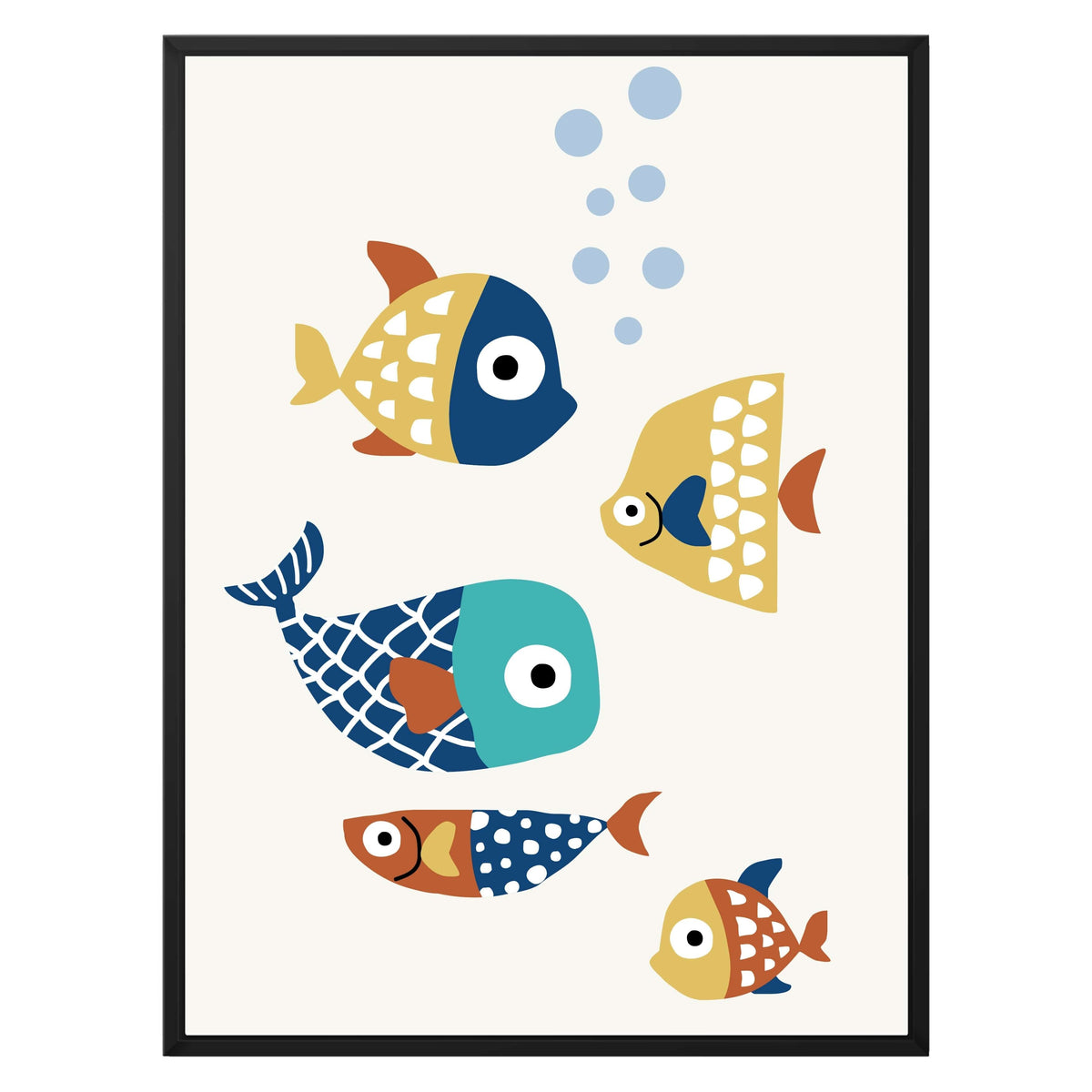 Greystone Curve Fish Canvas Wall Art — gallery image 22