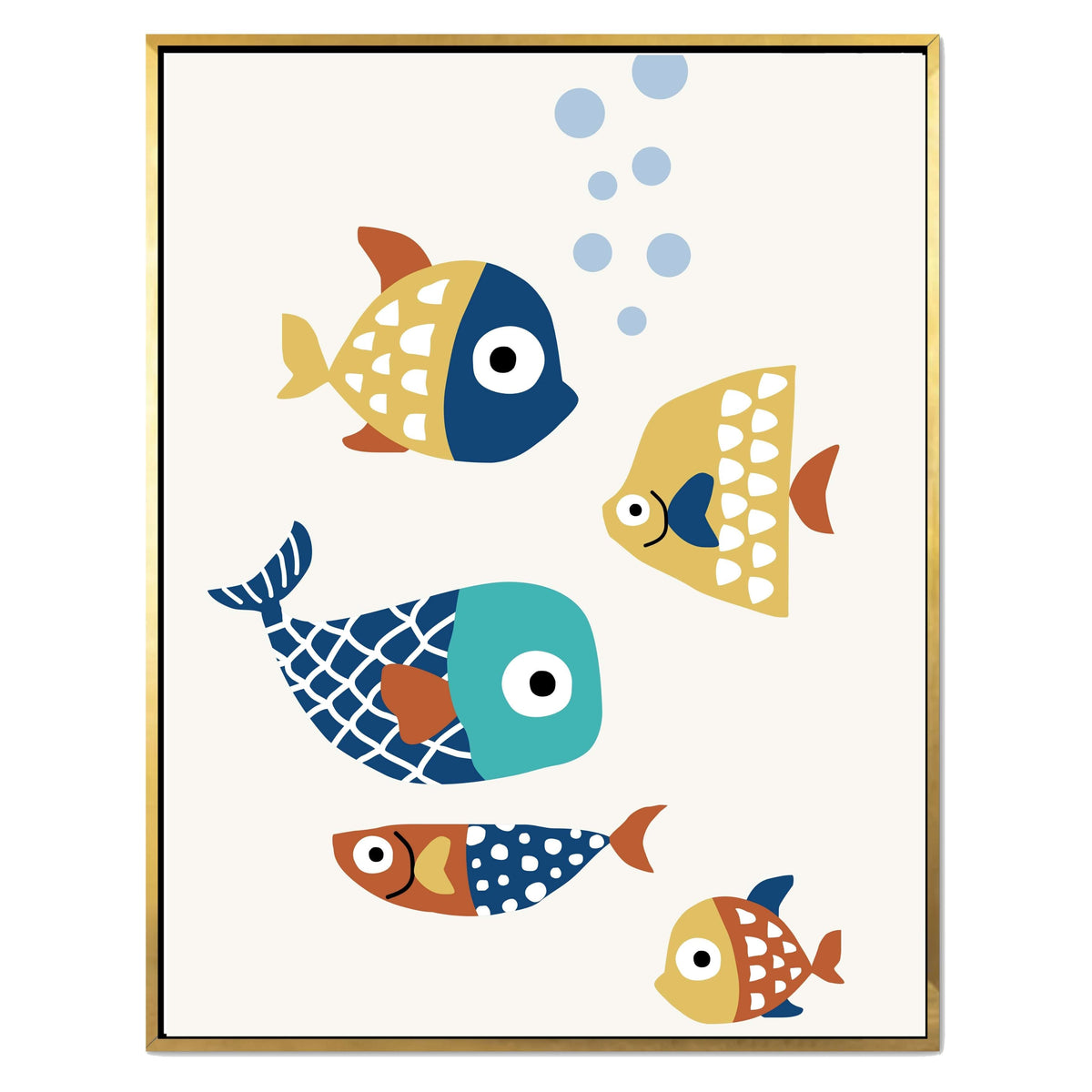 Greystone Curve Fish Canvas Wall Art — gallery image 30