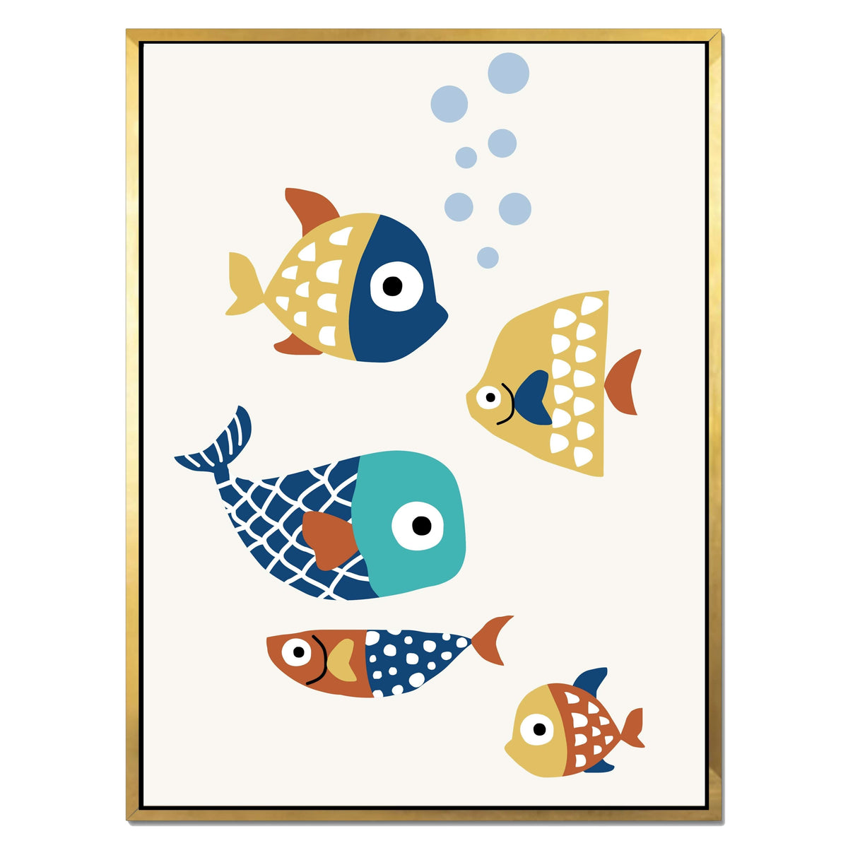Greystone Curve Fish Canvas Wall Art — gallery image 34