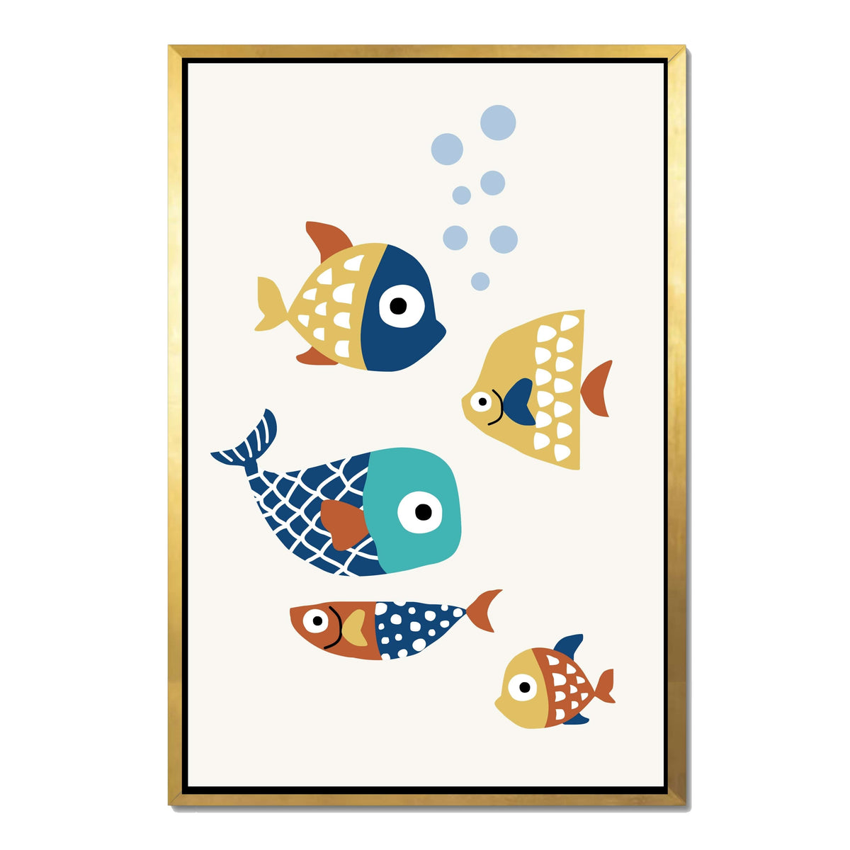 Greystone Curve Fish Canvas Wall Art — gallery image 33