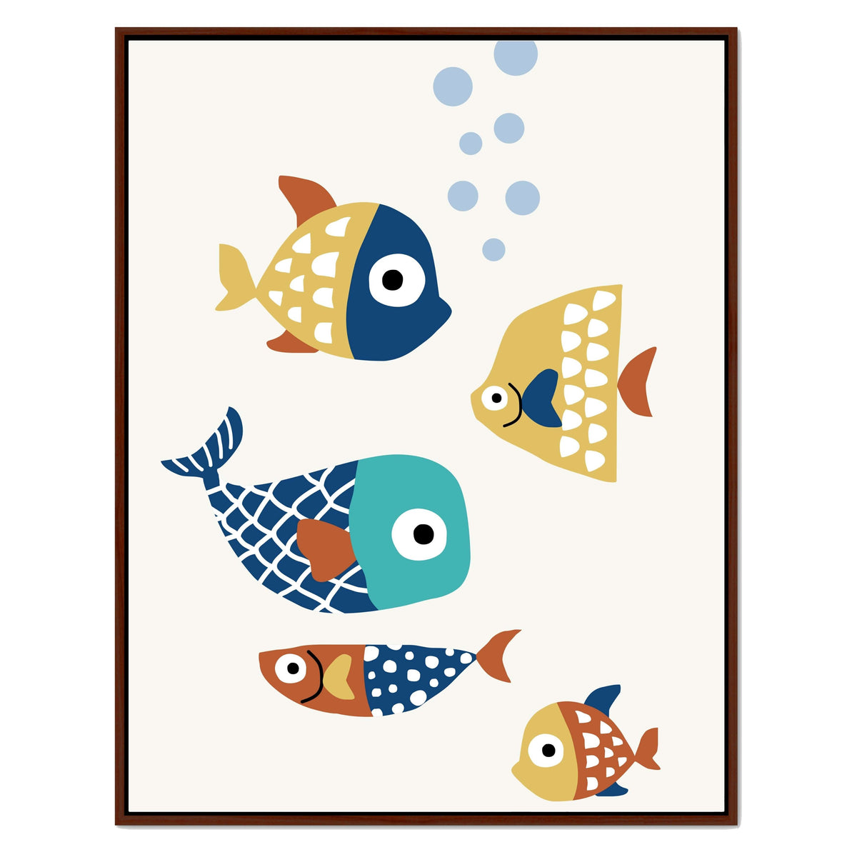 Greystone Curve Fish Canvas Wall Art — gallery image 24