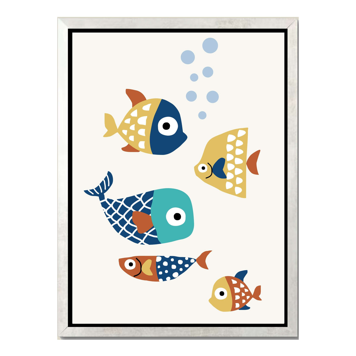 Greystone Curve Fish Canvas Wall Art — gallery image 44