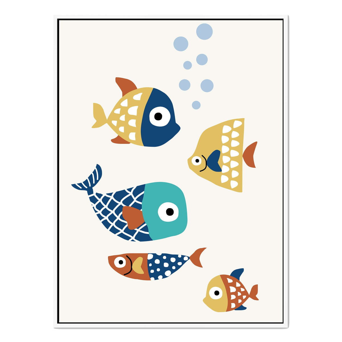 Greystone Curve Fish Canvas Wall Art — gallery image 52