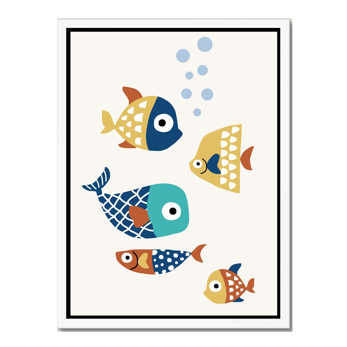 Greystone Curve Fish Canvas Wall Art — gallery image 49