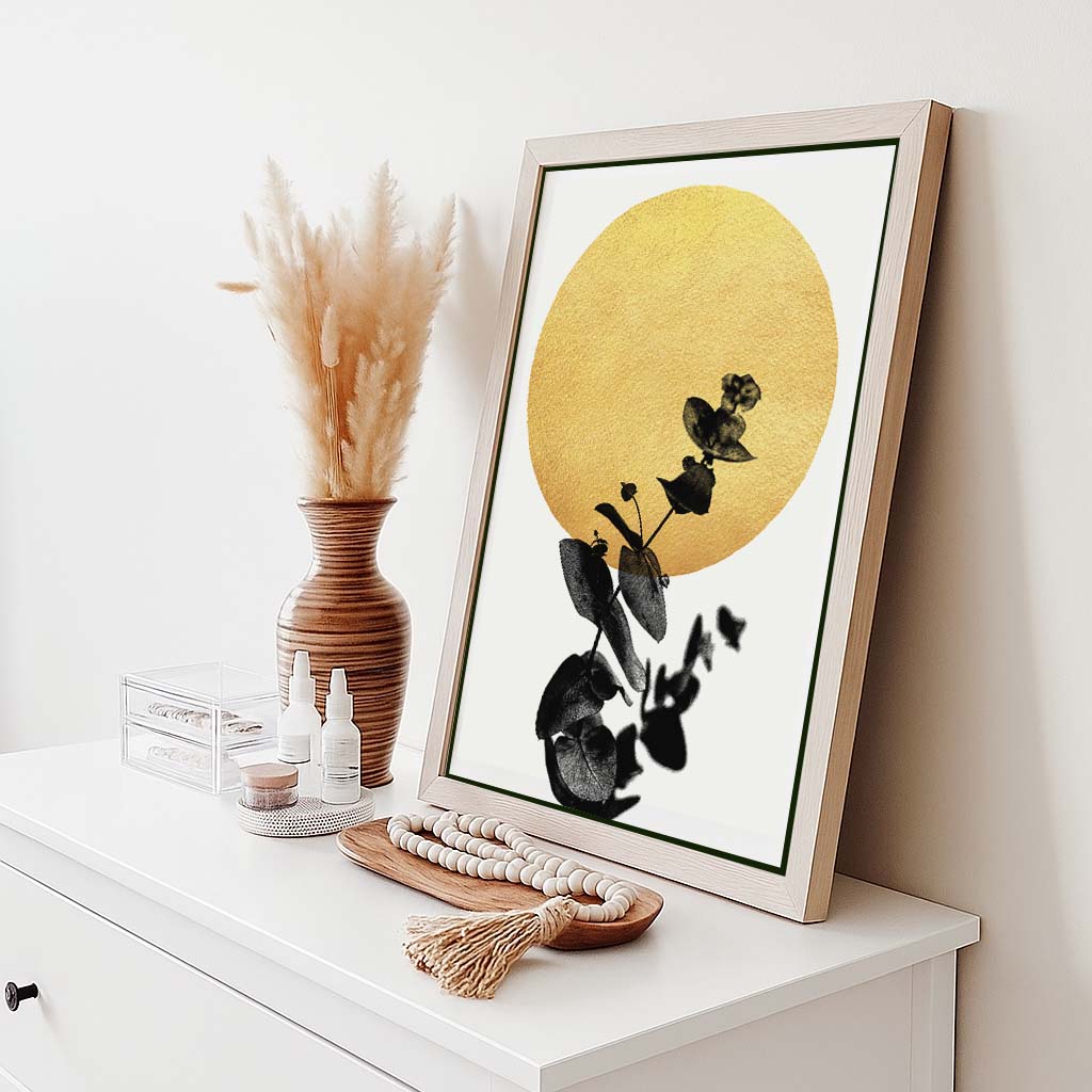 Foxglove Curve Botanical Canvas Wall Art — gallery image 9