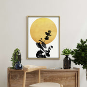 Foxglove Curve Botanical Canvas Wall Art — gallery image 8