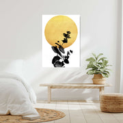 Foxglove Curve Botanical Canvas Wall Art — gallery image 7