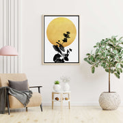 Foxglove Curve Botanical Canvas Wall Art — gallery image 6