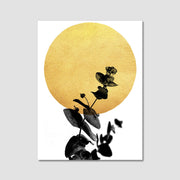 Foxglove Curve Botanical Canvas Wall Art — gallery image 15