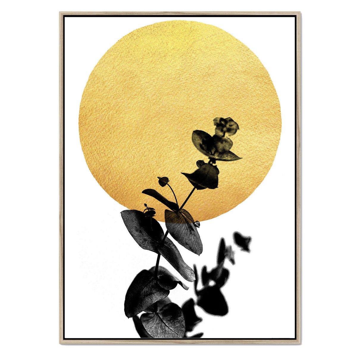 Foxglove Curve Botanical Canvas Wall Art — gallery image 39