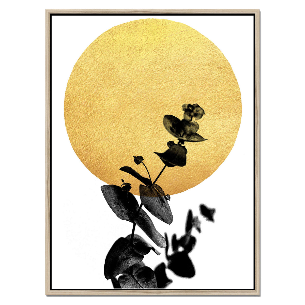 Foxglove Curve Botanical Canvas Wall Art — gallery image 42