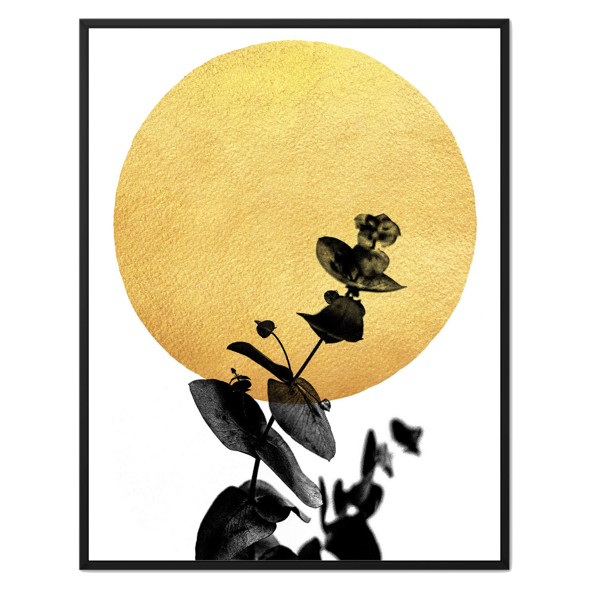 Foxglove Curve Botanical Canvas Wall Art — gallery image 22