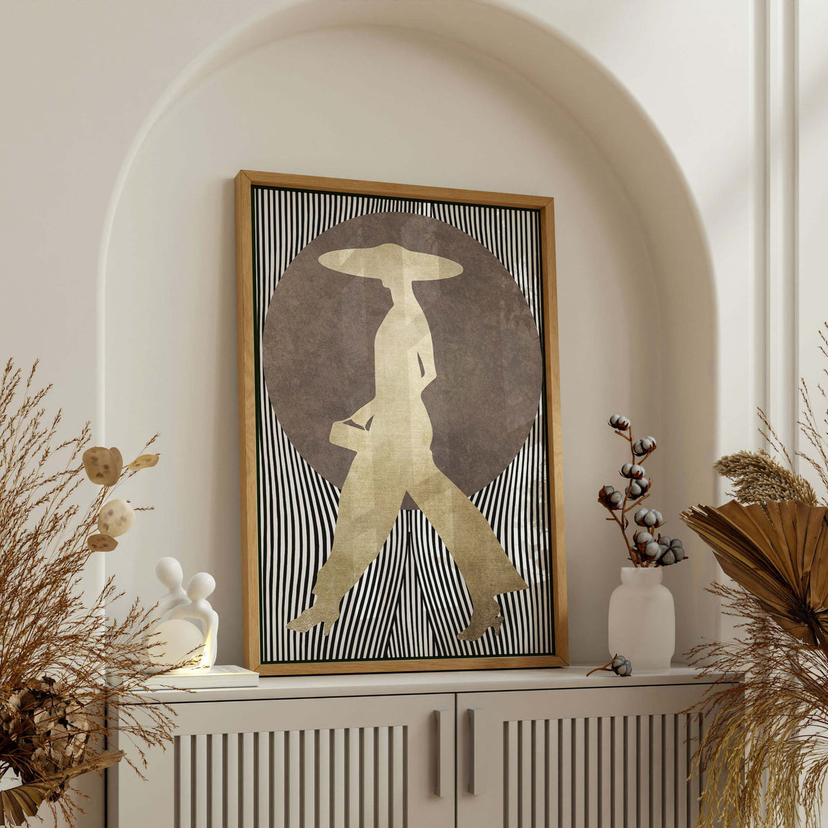 Chestnut Loop Portrait Canvas Wall Art — gallery image 8