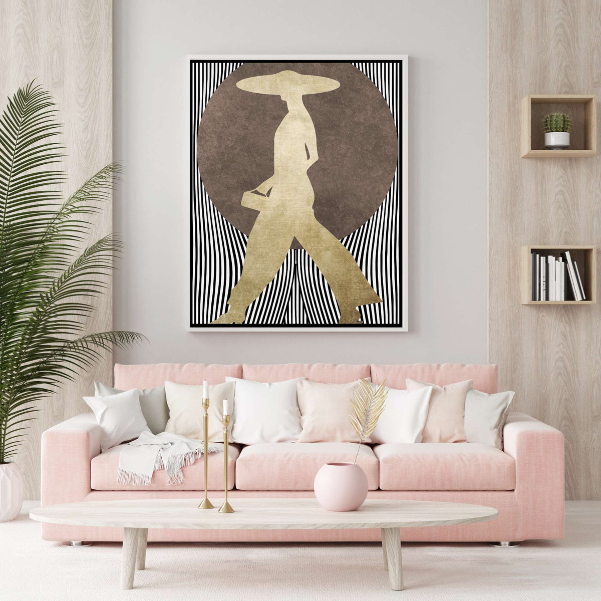 Chestnut Loop Portrait Canvas Wall Art — gallery image 6