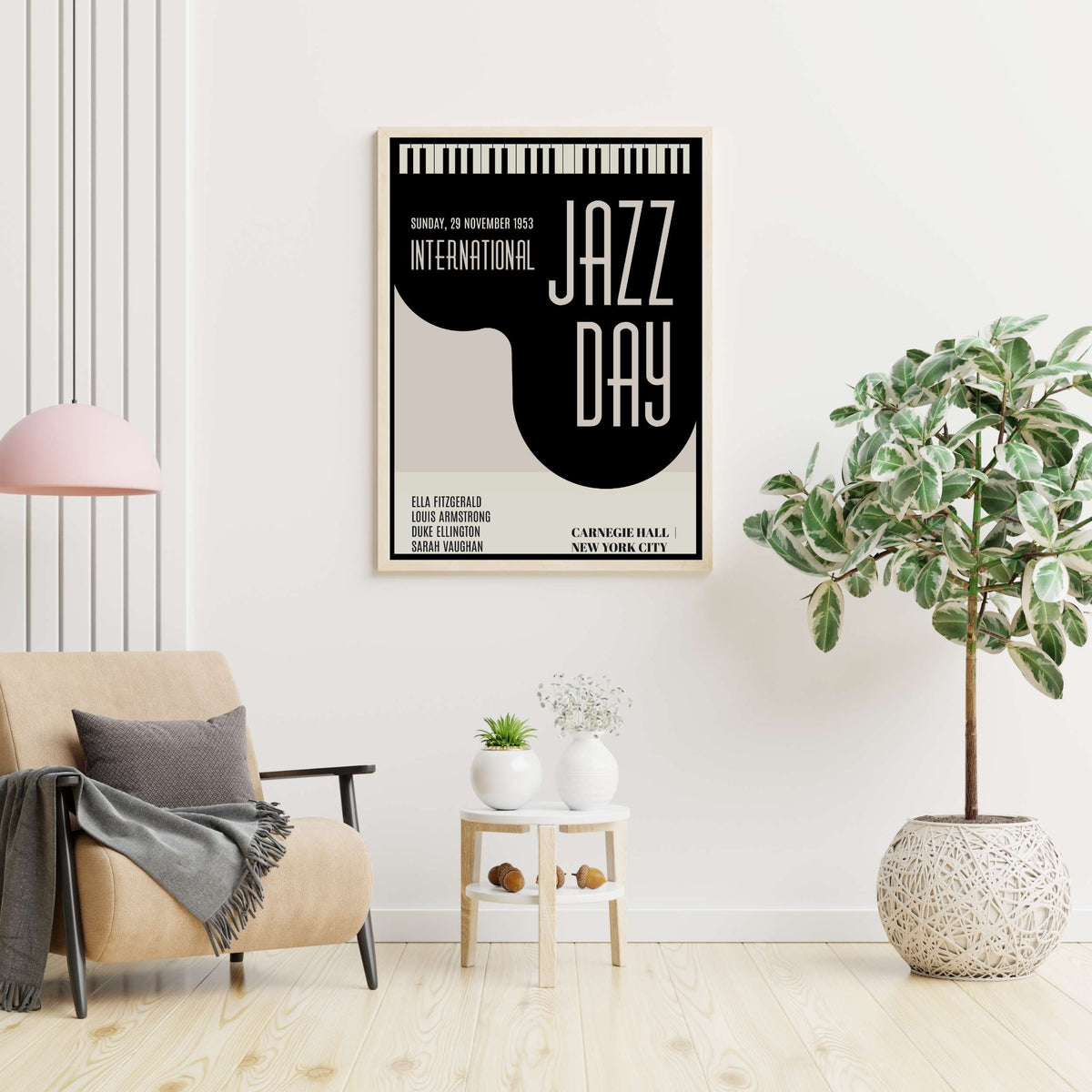 Woodford Curve Jazz Canvas Wall Art — gallery image 9