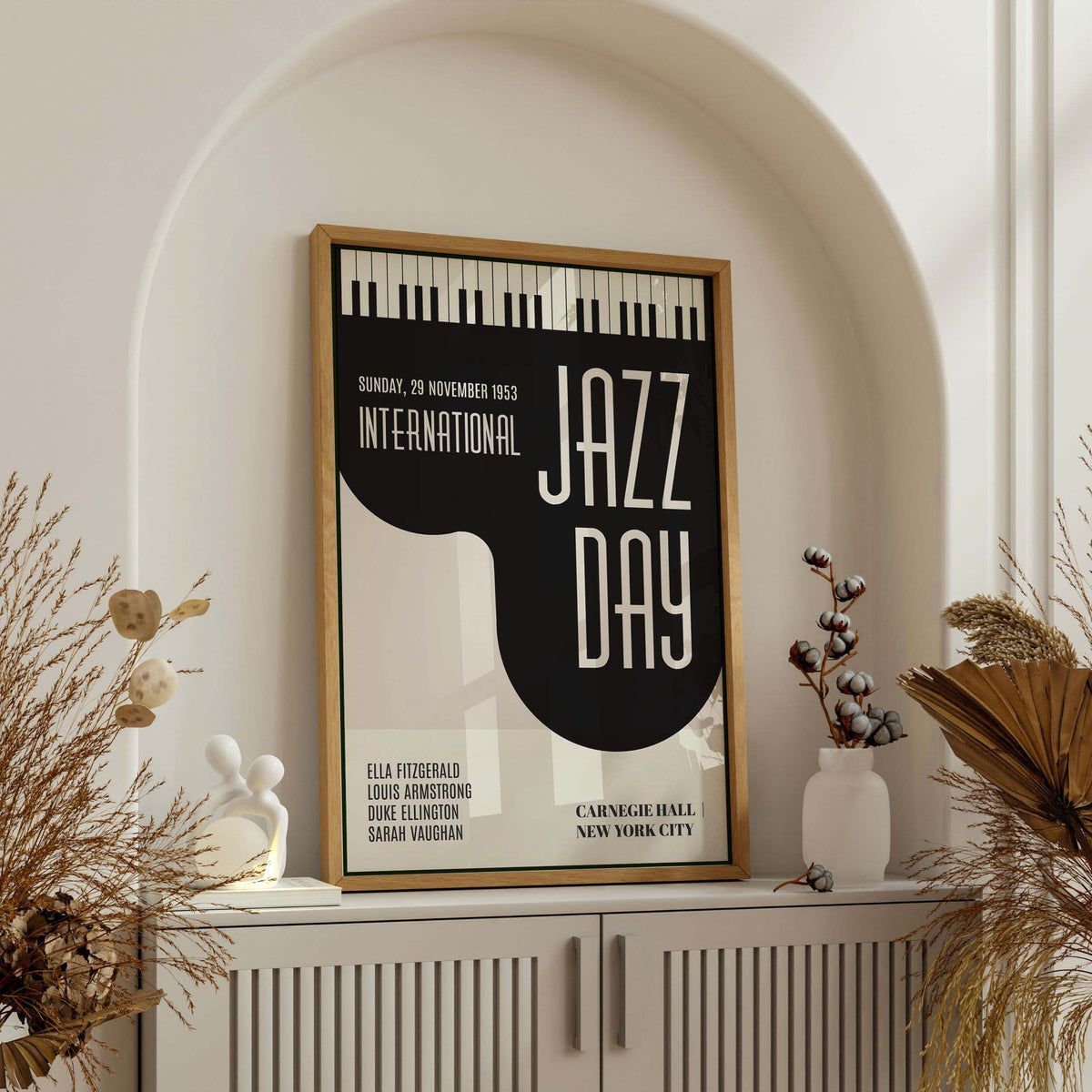 Woodford Curve Jazz Canvas Wall Art — gallery image 7