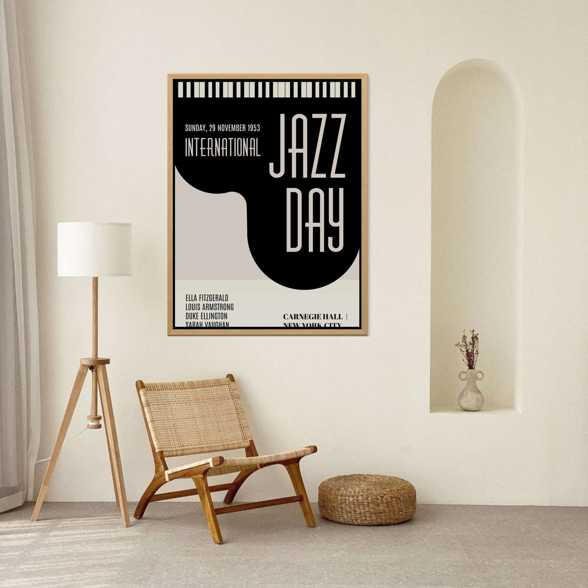 Woodford Curve Jazz Canvas Wall Art — gallery image 4