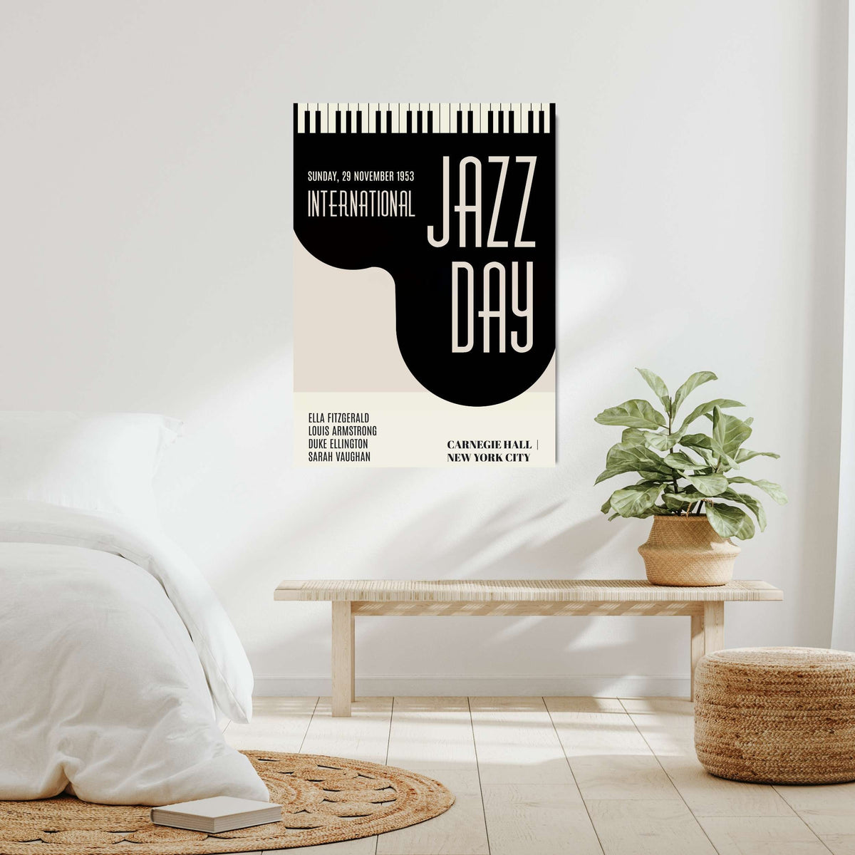 Woodford Curve Jazz Canvas Wall Art — gallery image 6