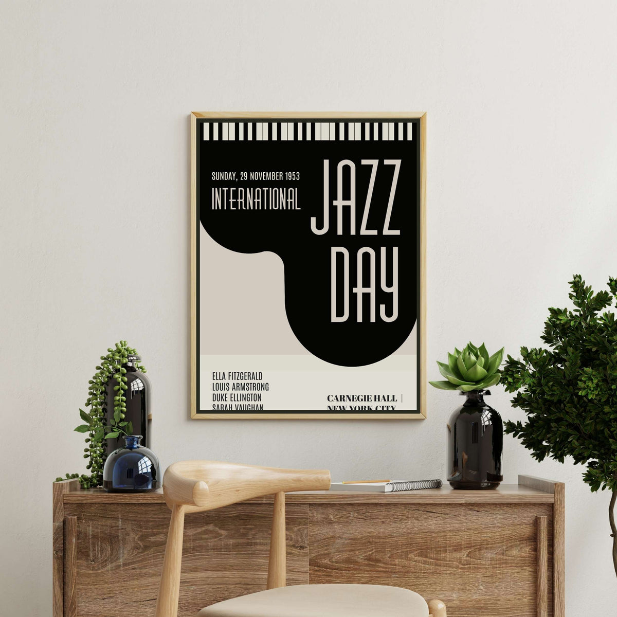 Woodford Curve Jazz Canvas Wall Art — gallery image 8