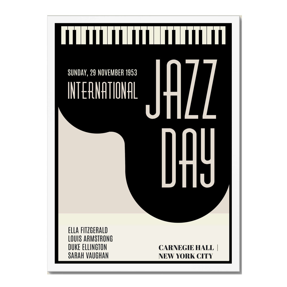 Woodford Curve Jazz Canvas Wall Art — gallery image 48