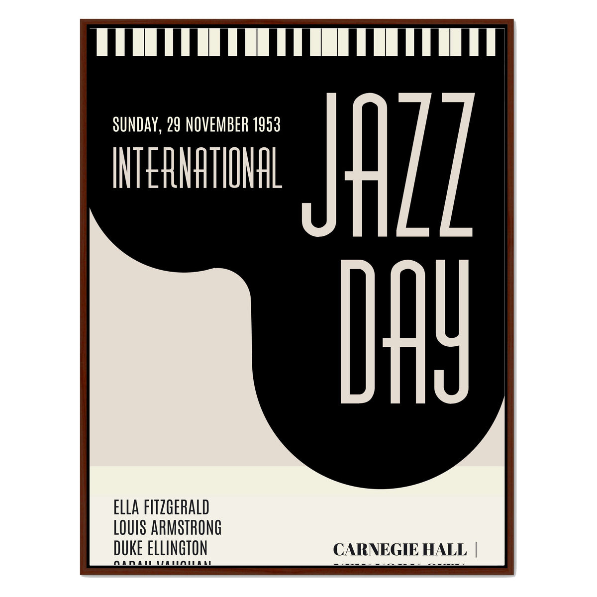 Woodford Curve Jazz Canvas Wall Art — gallery image 23