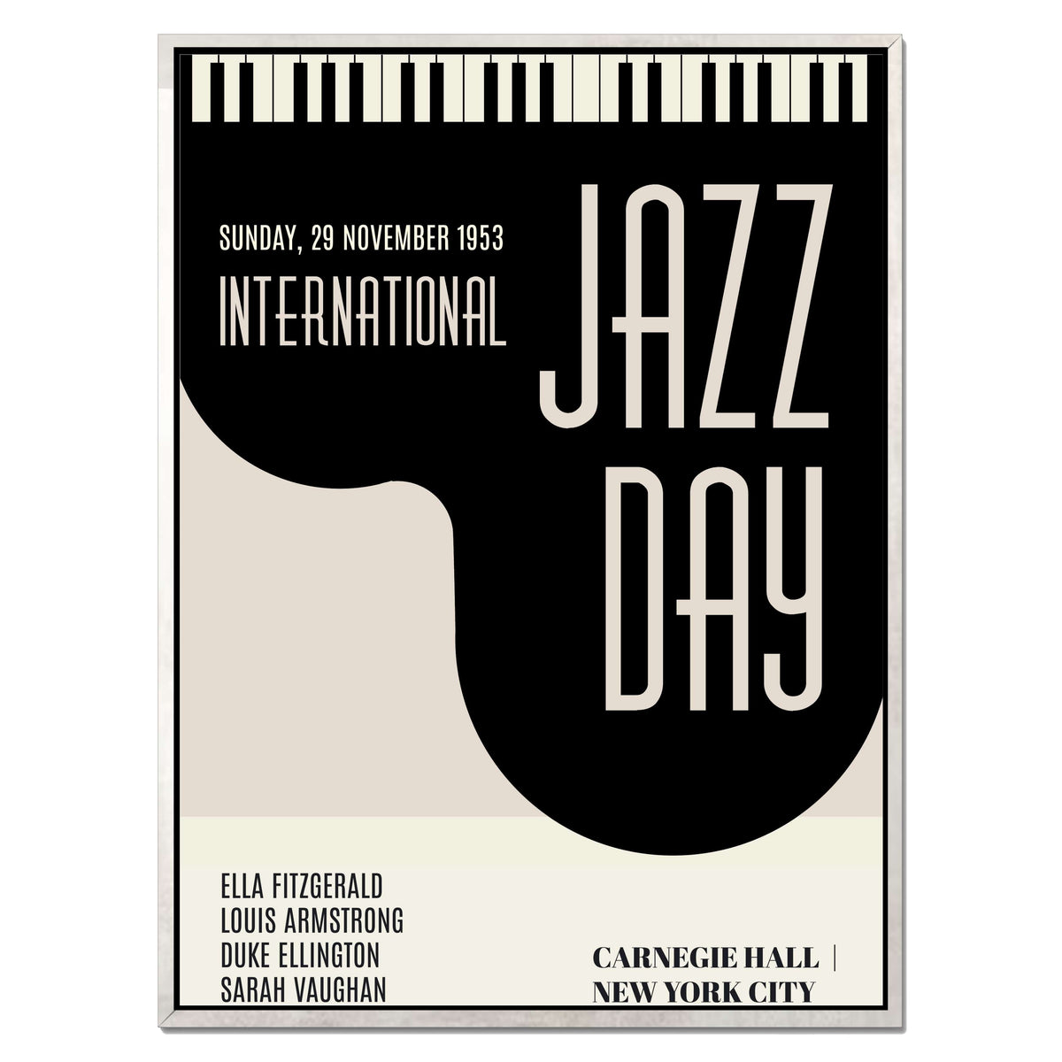 Woodford Curve Jazz Canvas Wall Art — gallery image 44