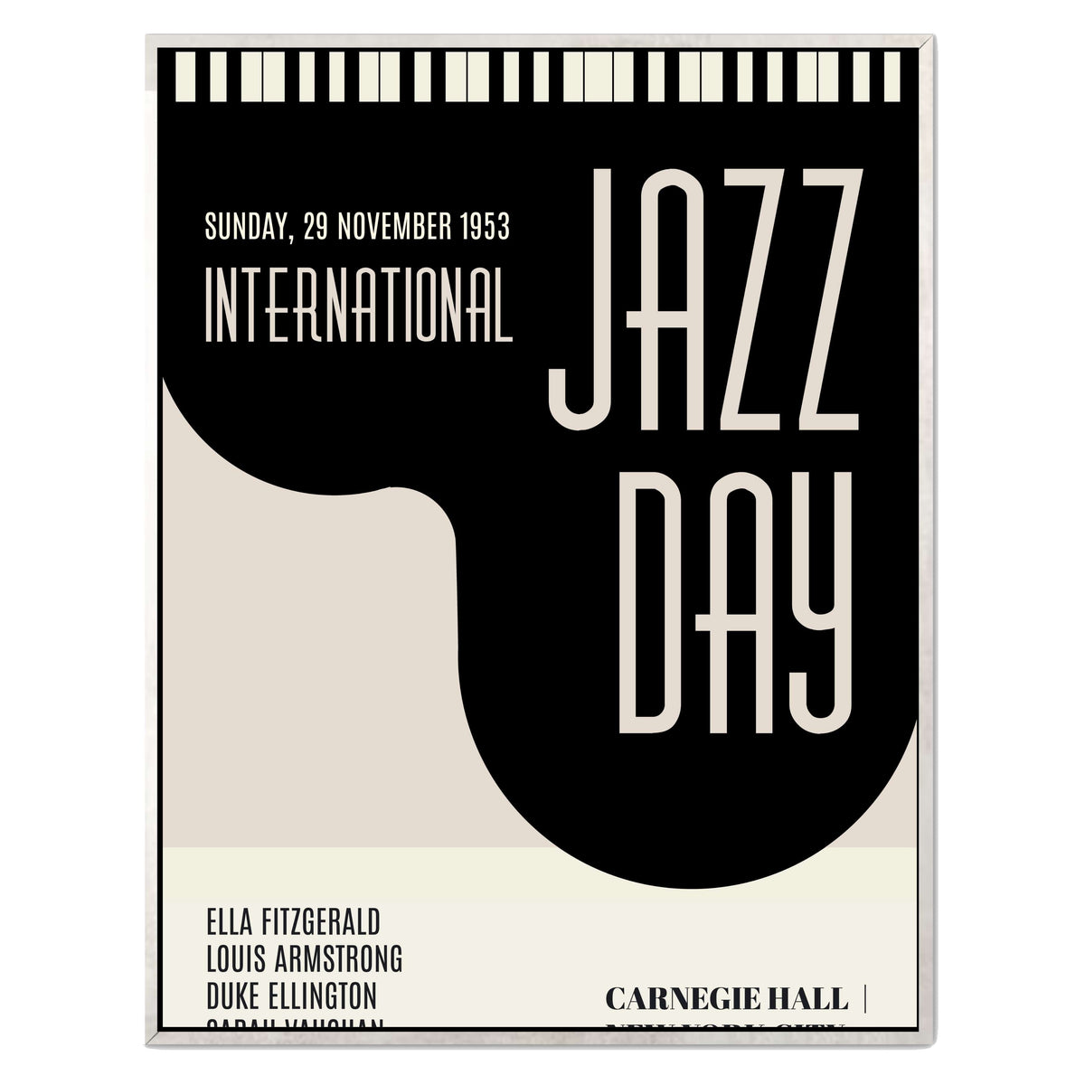 Woodford Curve Jazz Canvas Wall Art — gallery image 40