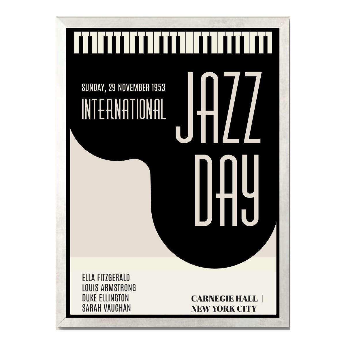 Woodford Curve Jazz Canvas Wall Art — gallery image 42