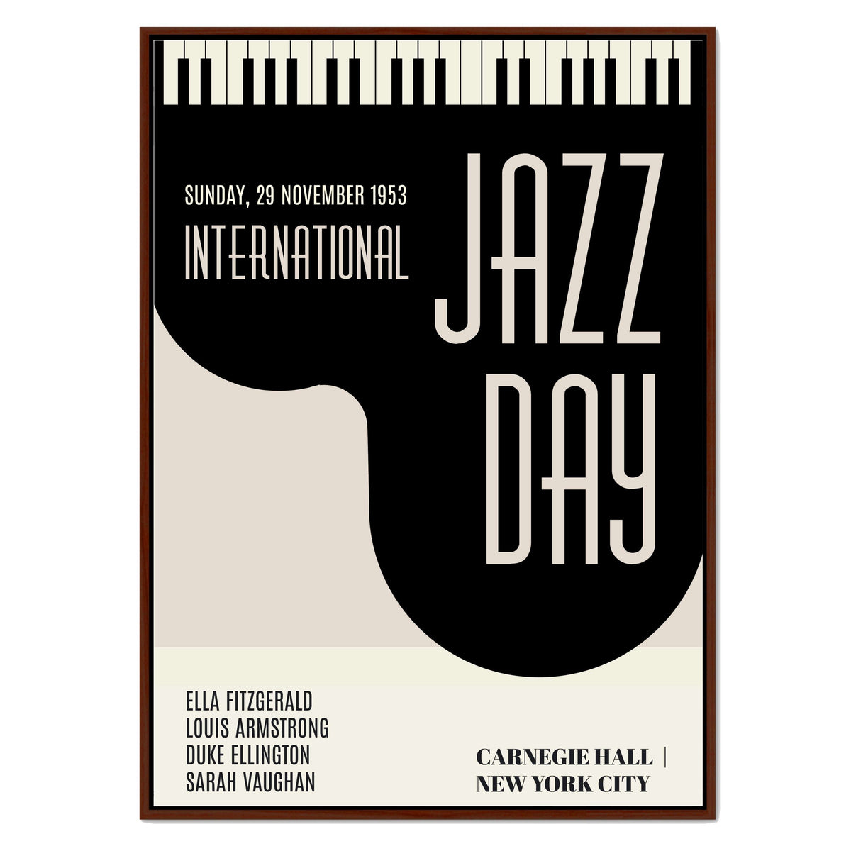Woodford Curve Jazz Canvas Wall Art — gallery image 24