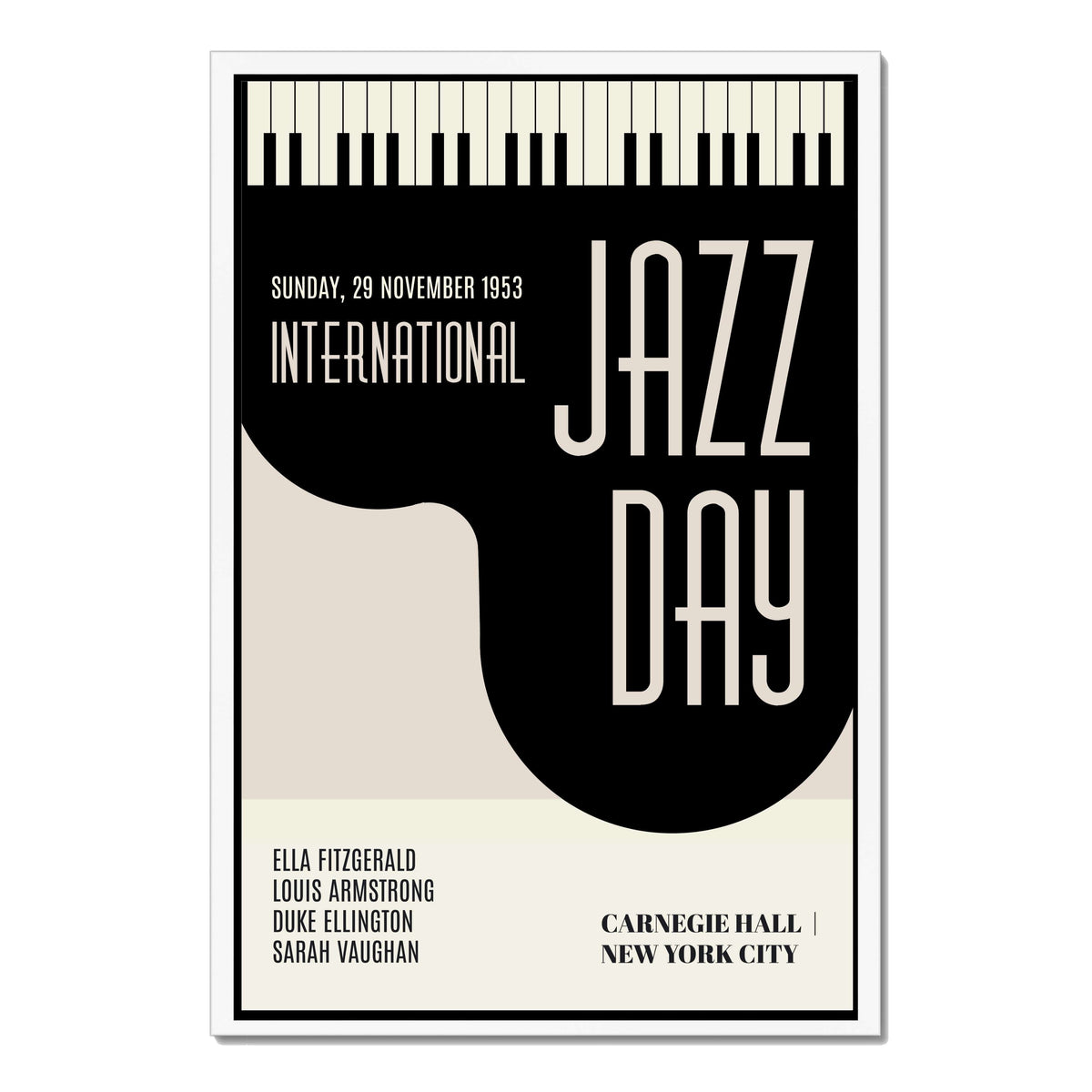 Woodford Curve Jazz Canvas Wall Art — gallery image 49