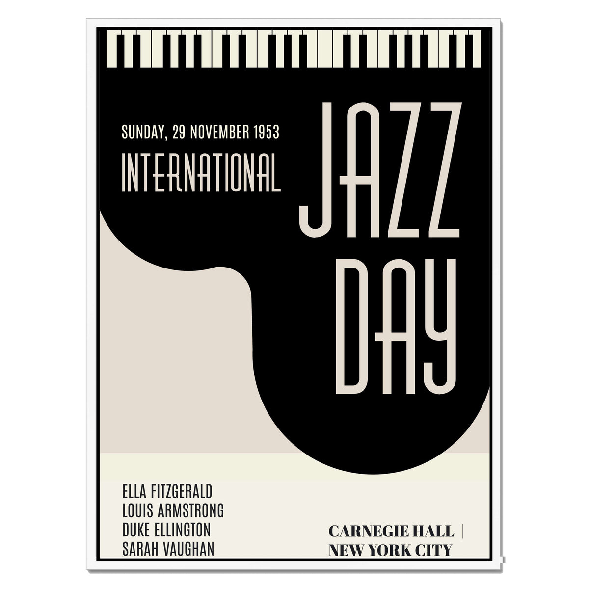 Woodford Curve Jazz Canvas Wall Art — gallery image 50