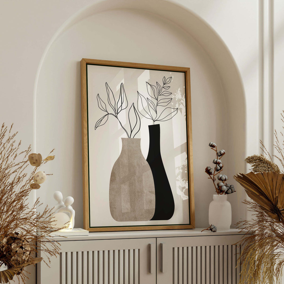 Bracken Axis Botanical Canvas Wall Art — gallery image 4