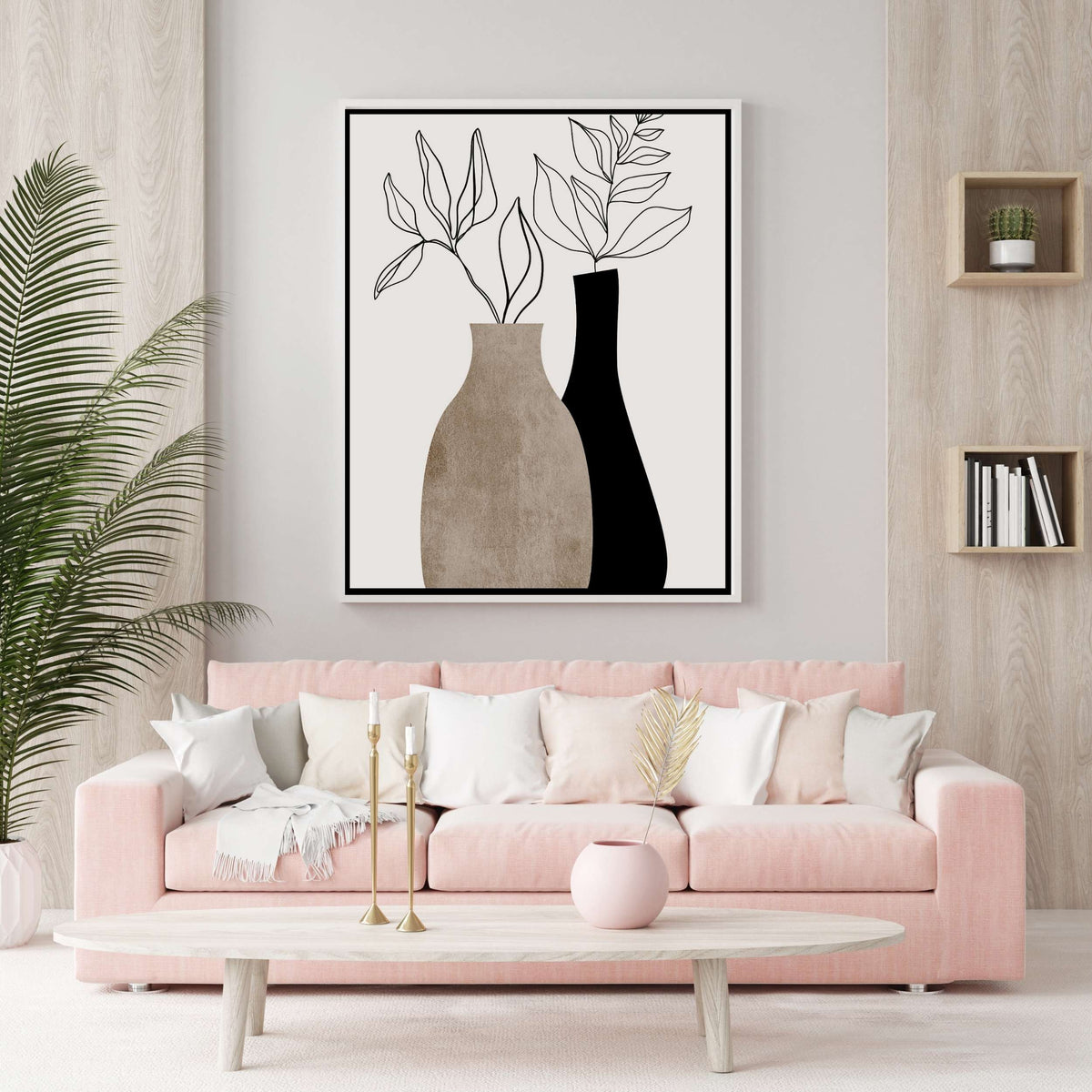 Bracken Axis Botanical Canvas Wall Art — gallery image 5