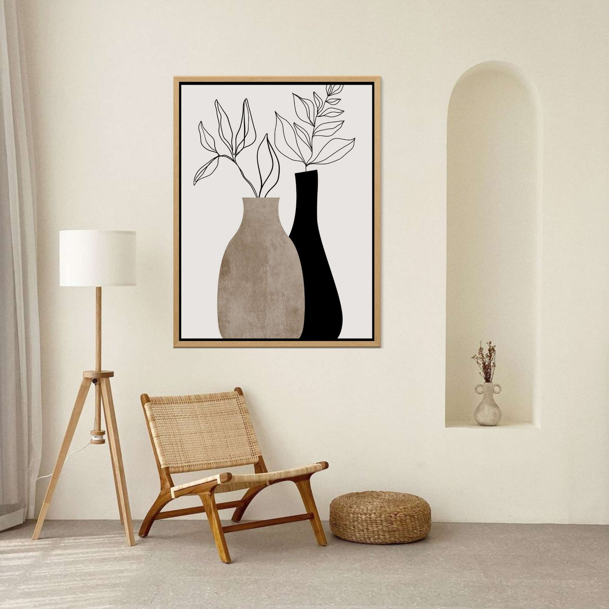 Bracken Axis Botanical Canvas Wall Art — gallery image 8