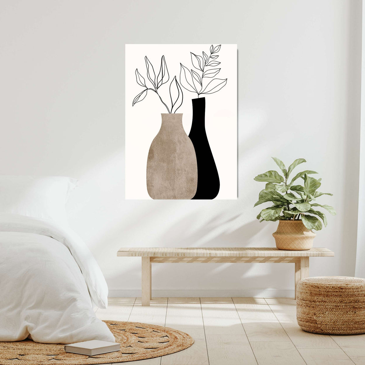 Bracken Axis Botanical Canvas Wall Art — gallery image 9