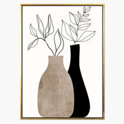 Bracken Axis Botanical Canvas Wall Art — gallery image 1