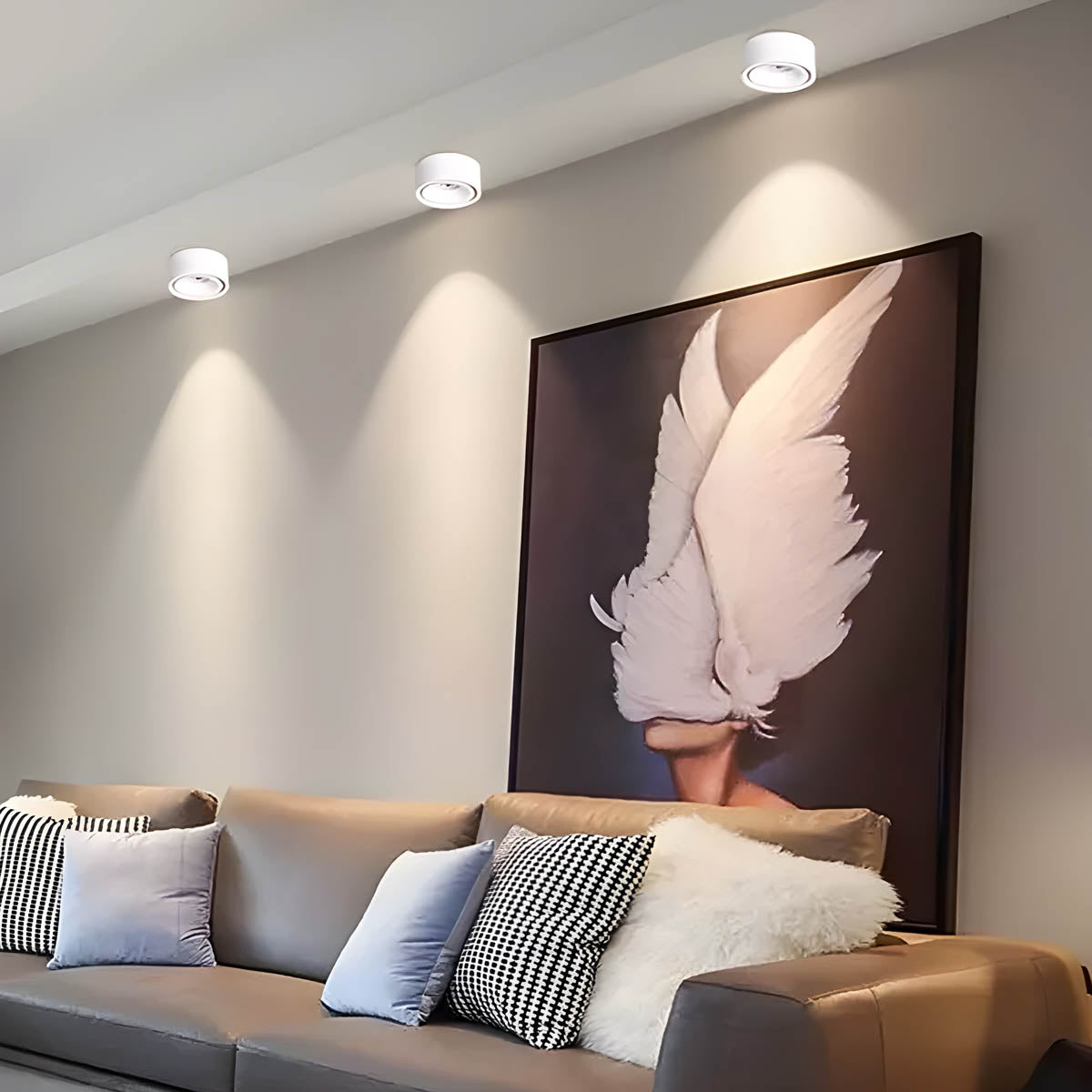 Hawick Loop Aluminum Ceiling Light — gallery image 3