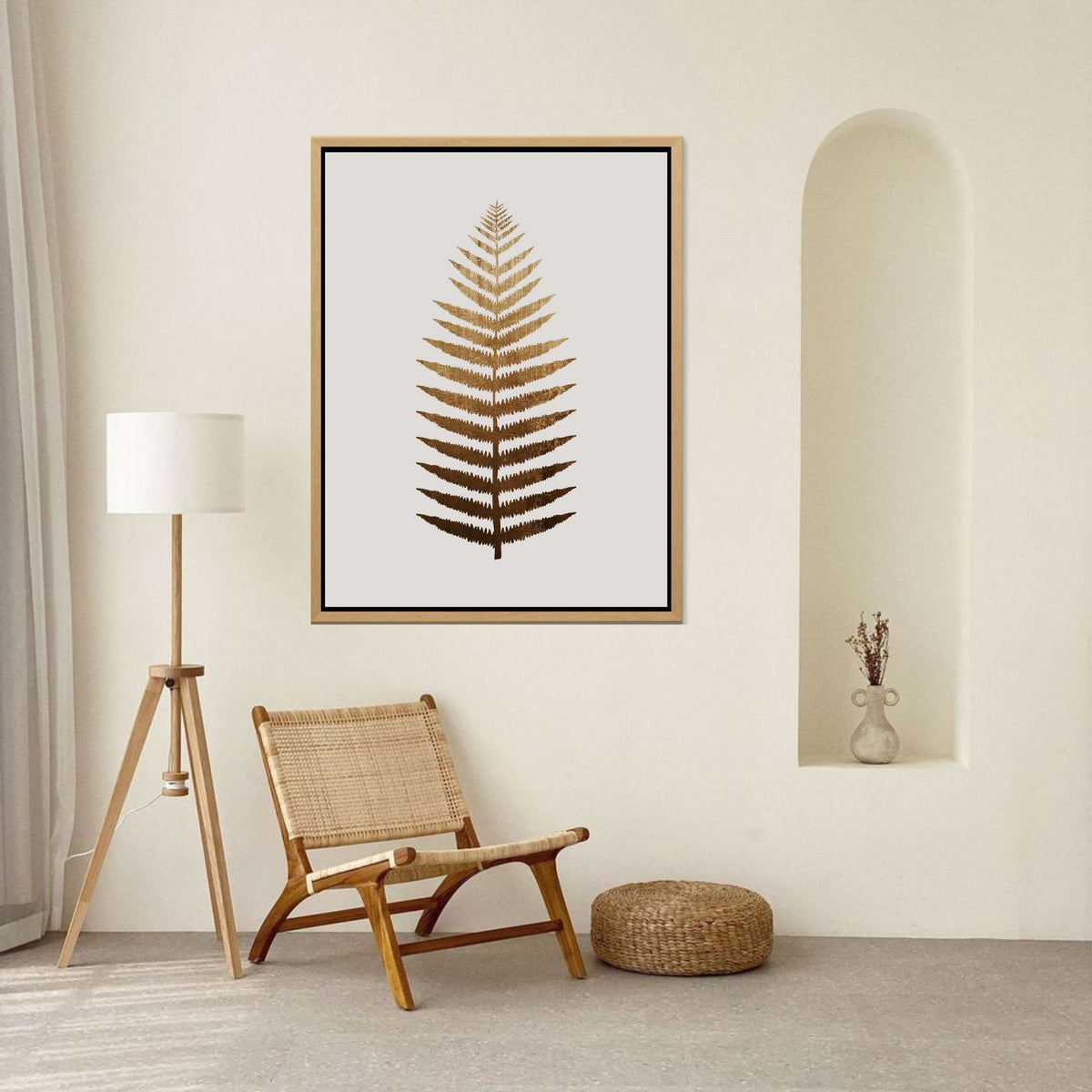 Asterwood Loop Botanical Canvas Wall Art — gallery image 8